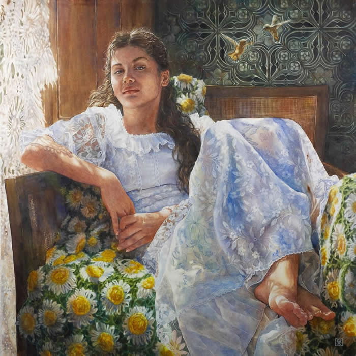 27 Watercolor Paintings by Daniela Werneck That Capture Light, Emotion, and Feminine Elegance 49 Watercolor Paintings by Daniela Werneck That Capture Light, Emotion, and Feminine Elegance