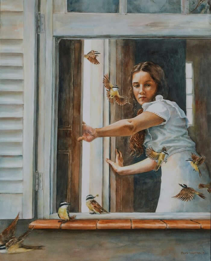 27 Watercolor Paintings by Daniela Werneck That Capture Light, Emotion, and Feminine Elegance 39 Watercolor Paintings by Daniela Werneck That Capture Light, Emotion, and Feminine Elegance