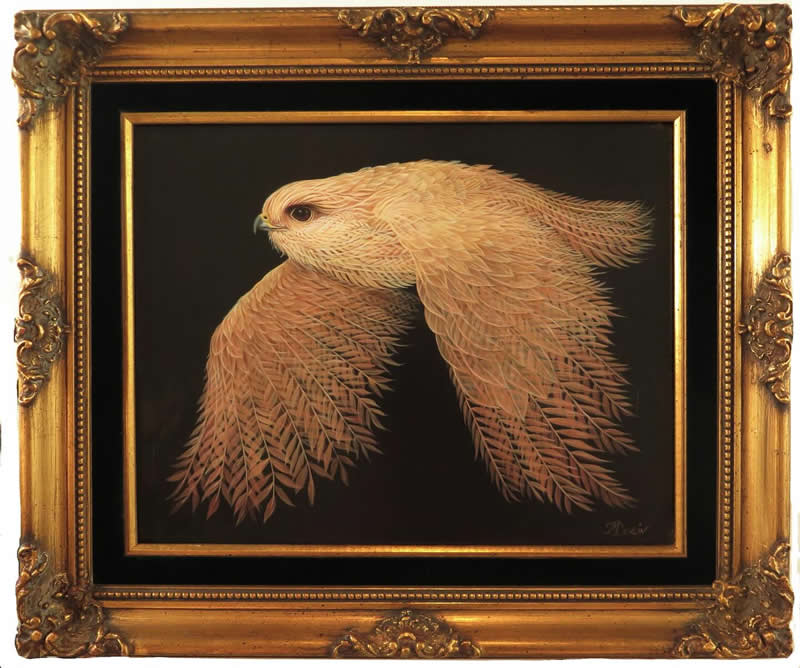 30 Mesmerizing Wildlife Paintings by Molly Devlin Filled With Flowers, Feathers, and Fantasy 49 Flight of the Foliage - Wildlife Paintings by Molly Devlin