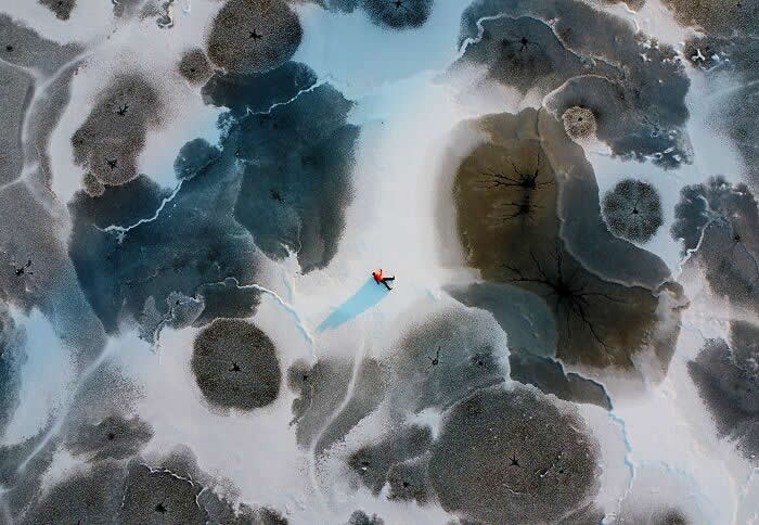 Dead Man Walking By Jiri Kostal - International Aerial Photographer of the Year 2026 Awards