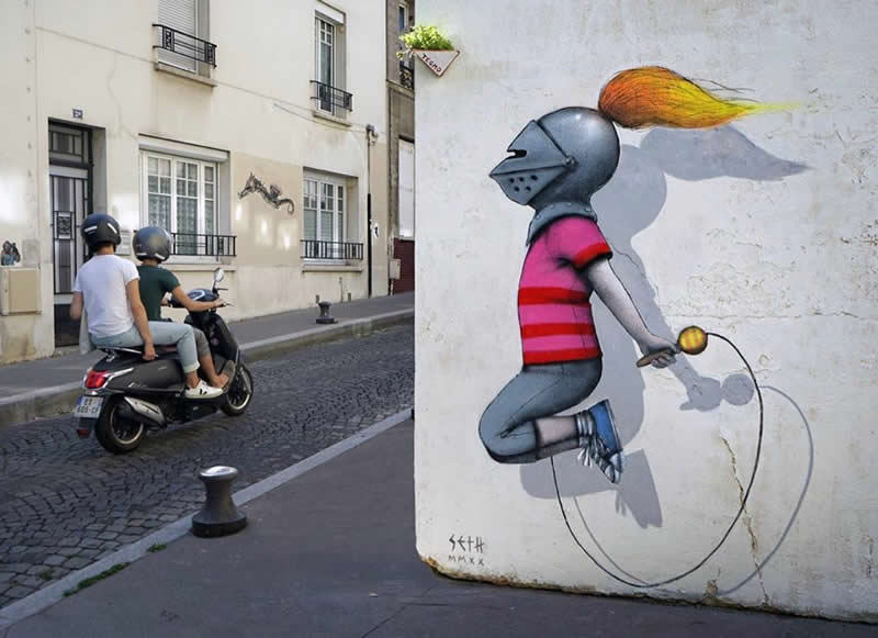 Celebrate Creativity: 30 Epic Street Murals That Will Change the Way You See Cities 49 Wall in Paris, France - Epic Street Murals That Will Change the Way You See Cities