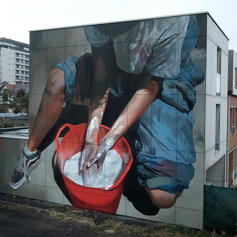 Celebrate Creativity: 30 Epic Street Murals That Will Change the Way You See Cities 54 Wall in Ostend, Belgium - Epic Street Murals That Will Change the Way You See Cities