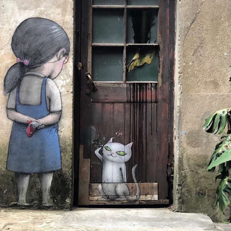 Celebrate Creativity: 30 Epic Street Murals That Will Change the Way You See Cities 60 Wall in Shanghai, China - Epic Street Murals That Will Change the Way You See Cities