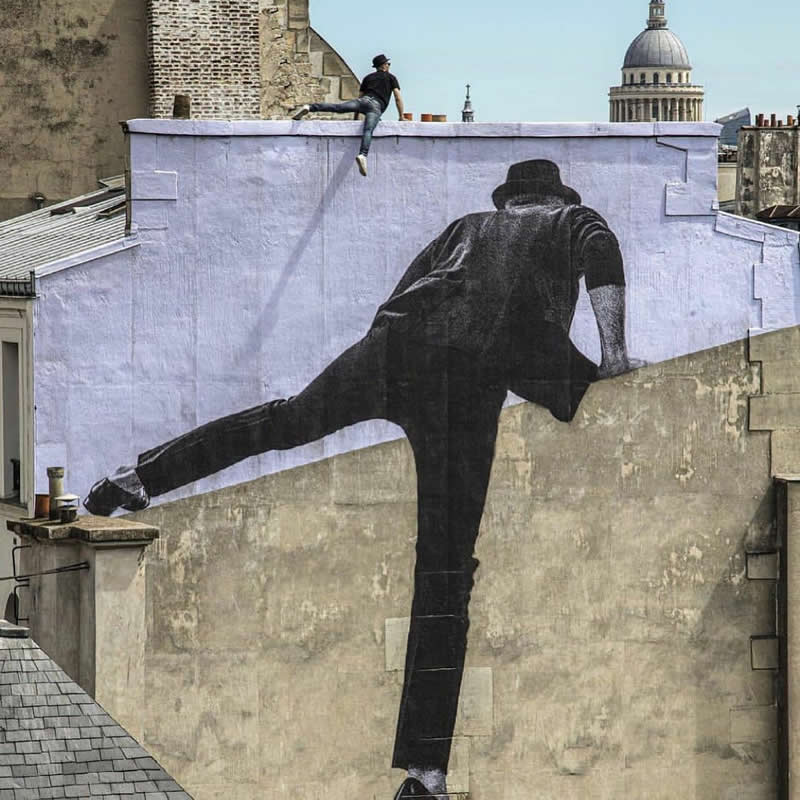 Celebrate Creativity: 30 Epic Street Murals That Will Change the Way You See Cities 40 Wall in Paris, France - Epic Street Murals That Will Change the Way You See Cities