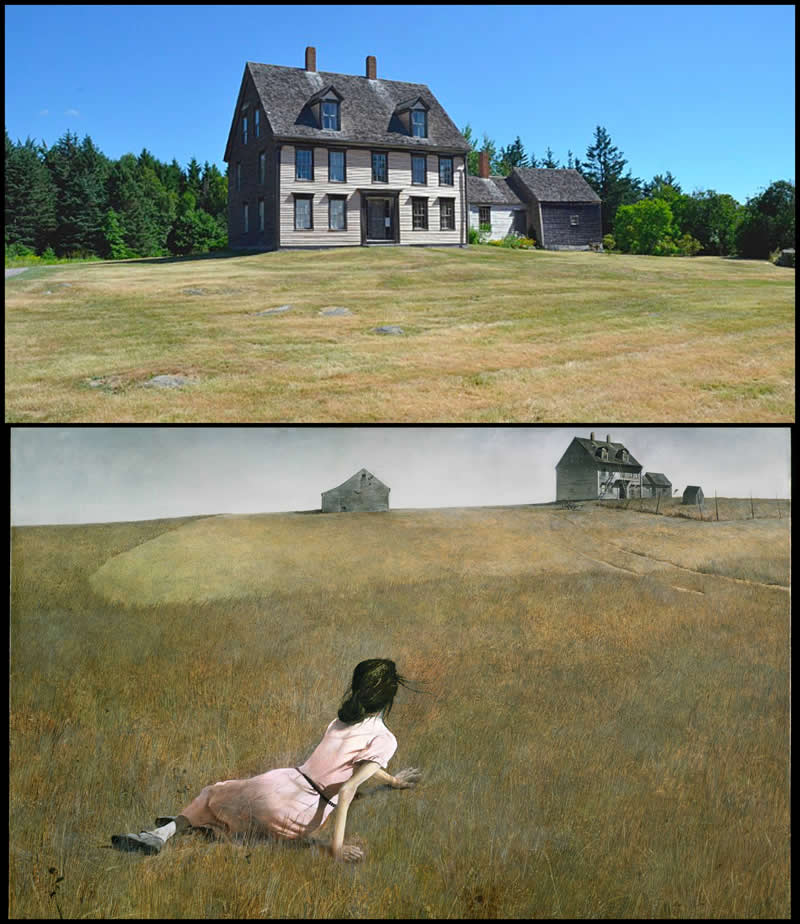 From Canvas to Reality: 27 Famous Paintings and Their Real-Life Locations 39 Christina's World by Andrew Wyeth (1948) - Famous Paintings and Their Real-Life Locations